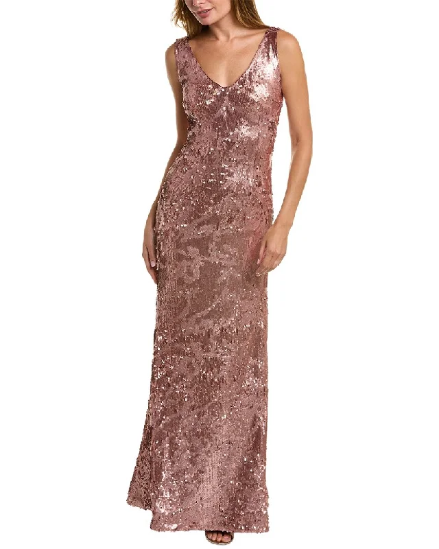 Time-Limited Offer Rene Ruiz Sequin Gown