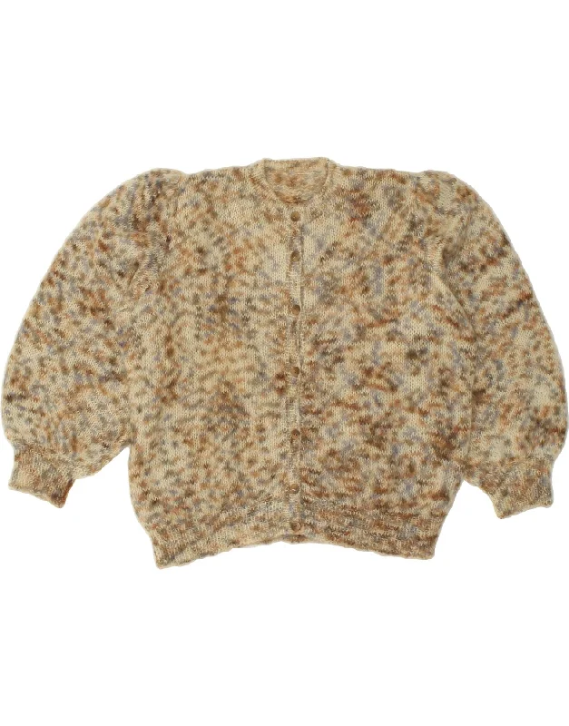Customer Appreciation Sale VINTAGE Womens Cardigan Sweater UK 16 Large Beige