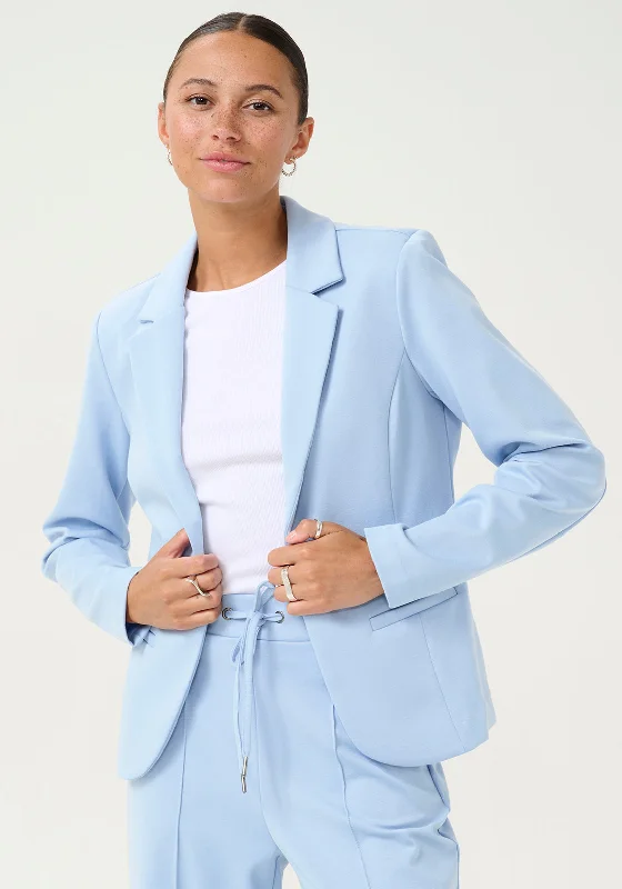 Stock Clearance Kaffe Jenny Single Breasted Blazer, Blue