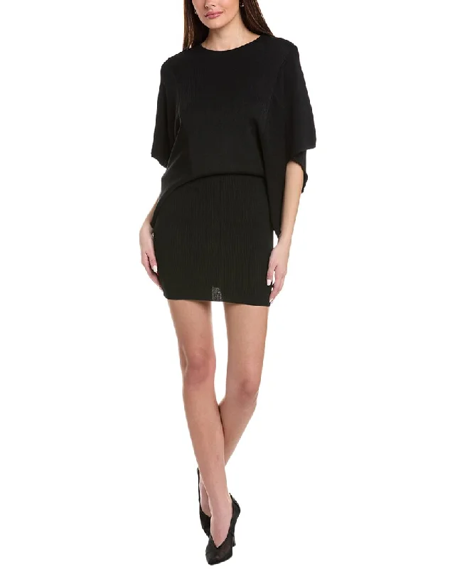 Deal Dash Reiss Julia Knitted Cape Sleeve Dress