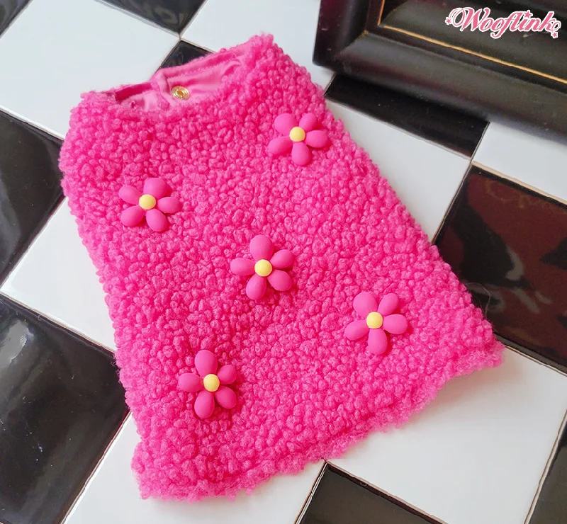 Flash Deals Wooflink Vivid Winter Coat in Pink