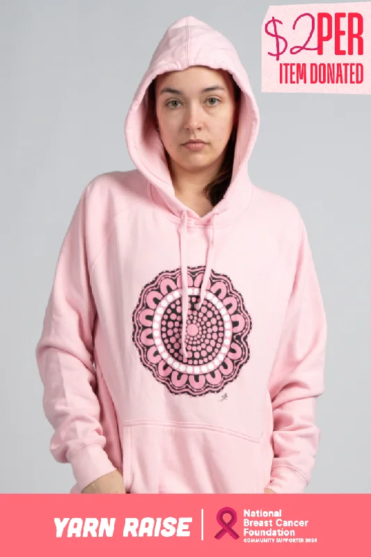 Price Cut Boobie Sista Pink Premium Cotton Blend Unisex Hoodie