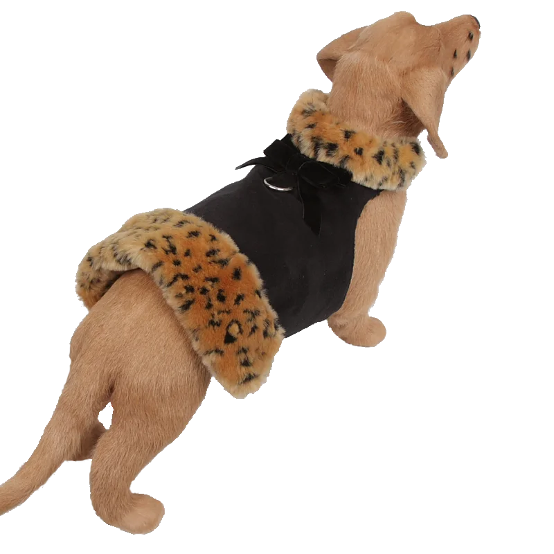 Exclusive Savings Velvet Bow Brown Lynx Fur Coat