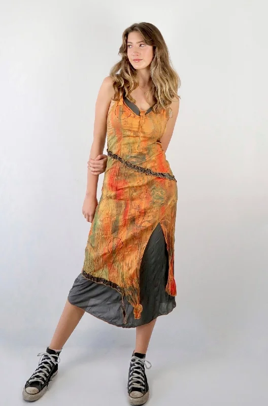 Savings Event Bohemianism angel midi dress