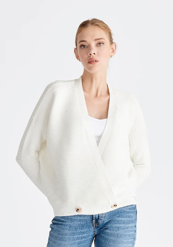 Price Meltdown Paisie Ribbed Wrap Cardigan
