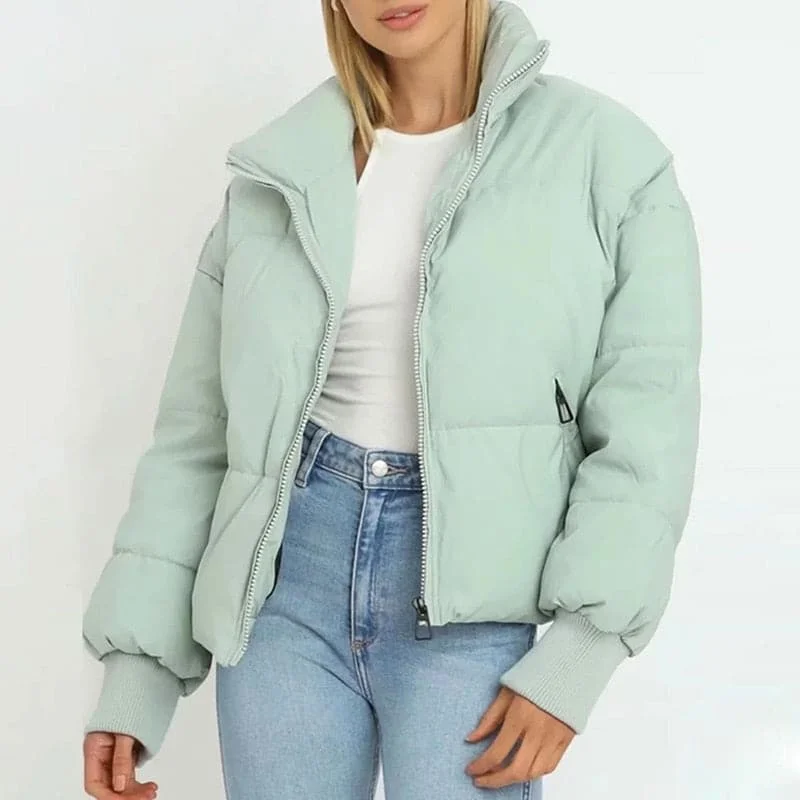 Price Fest DressBetty - Women's Vintage Green Casual Pockets Coat
