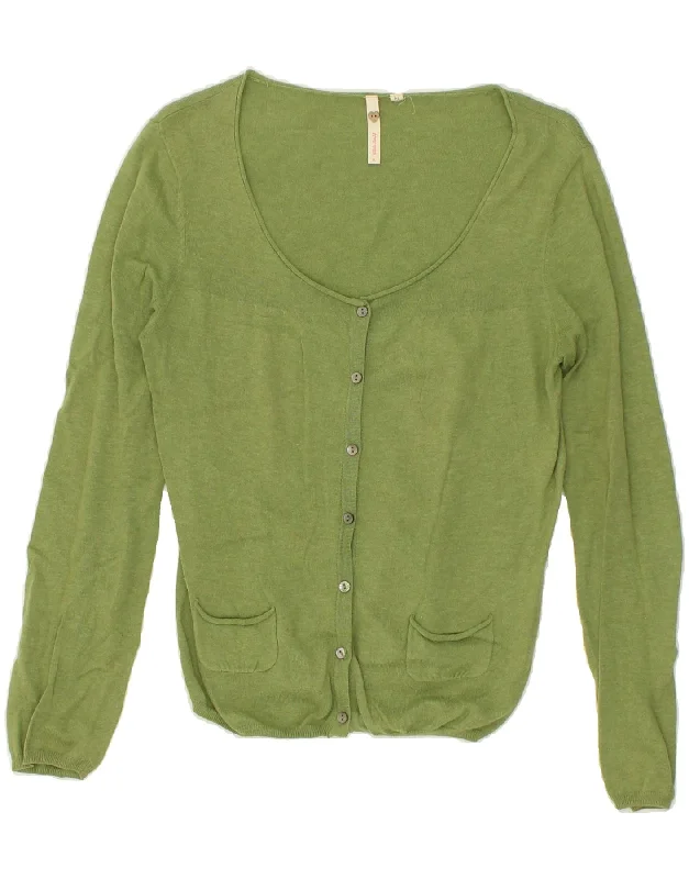 Sale Event WHITE STUFF Womens Cardigan Sweater UK 14 Medium  Green Cotton