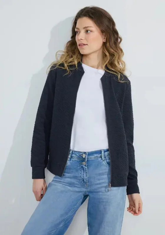 Special Offer Cecil Zip Up Structured Jacket, Universal Blue