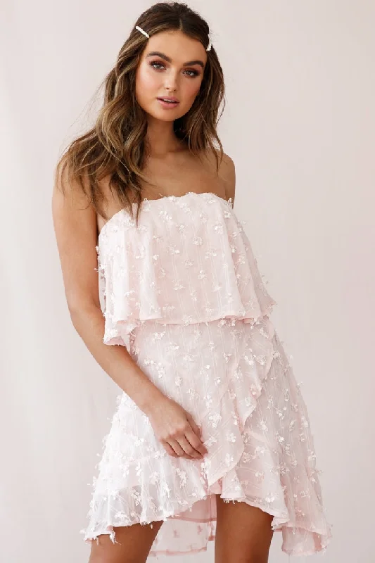 Blowout Deals Bel Air Embellished Bandeau Dress Pink