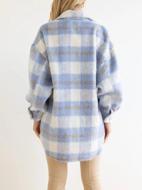 Special Price Preppy Plaid Jacket for Women
