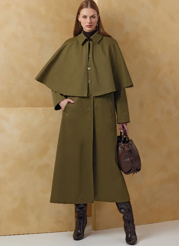 Limited Edition Vogue Cape Coats V2074