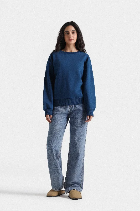 TIME-Limited Offer Basic Crew Neck Sweatshirt