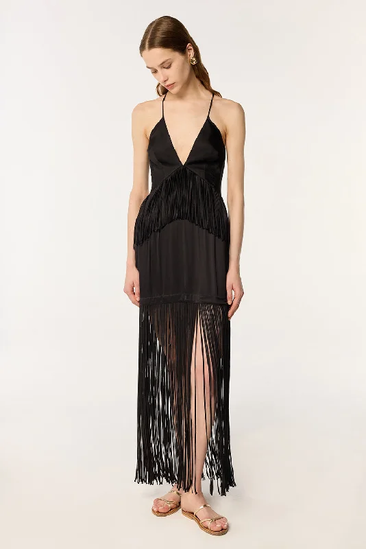 Reduced Prices Long Dress Carmen - Black