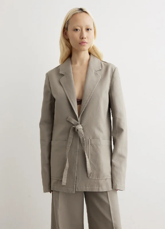 Low Prices Garment Dyed Cotton Blazer
