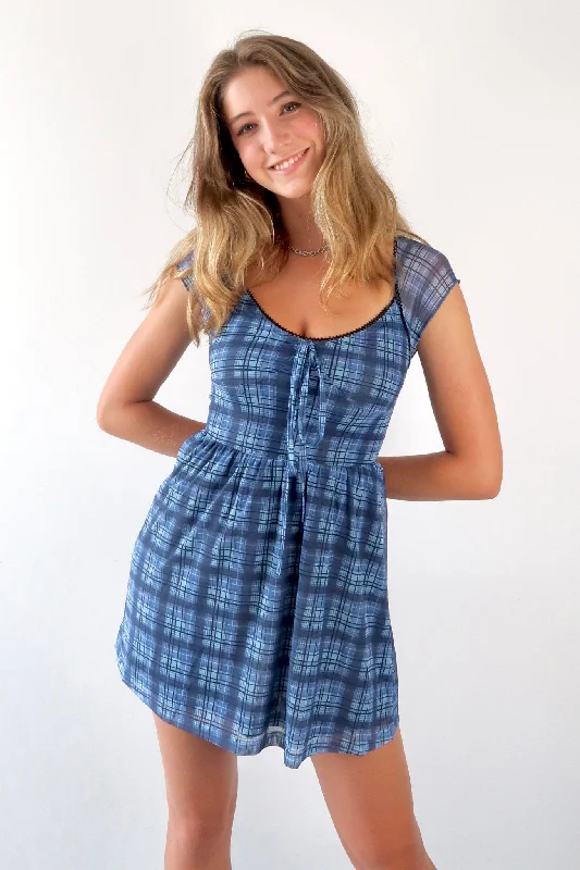 Price Fest Courtney check mini dress