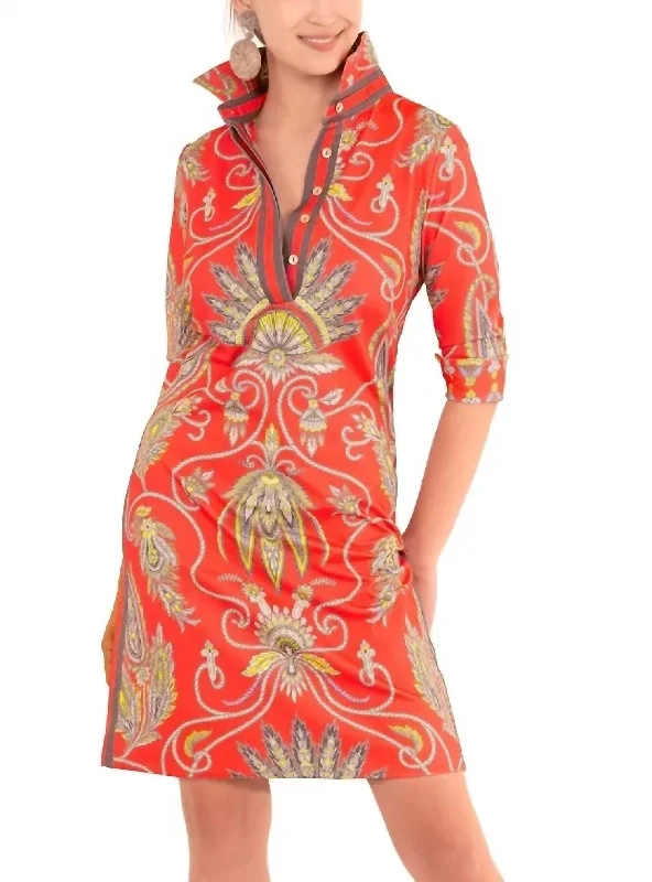 Amazing Deals Jersey Everywhere Dress In Coral