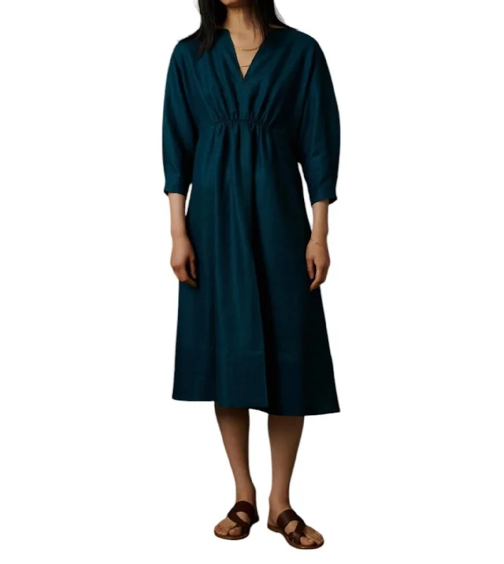 Limited Edition Madone Dress In Emerald
