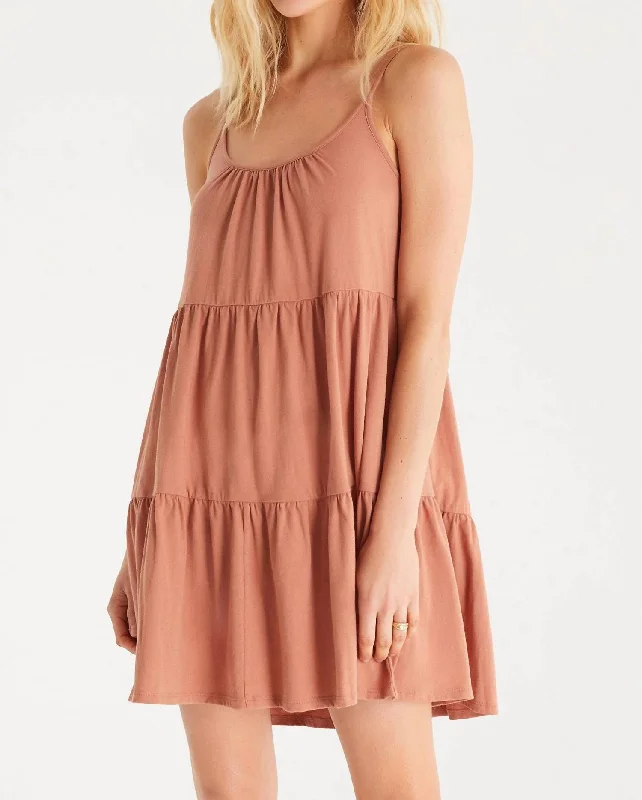 Year-End Clearance The Marlette Dress In Terracotta