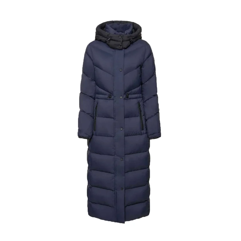 Unbeatable Prices Moose Knuckles Womens Flighweight Belle Cote Parka in Navy