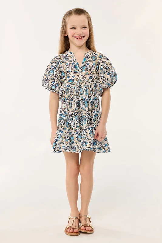Best Deals Mini Dress Aria for girls - Black Victorian