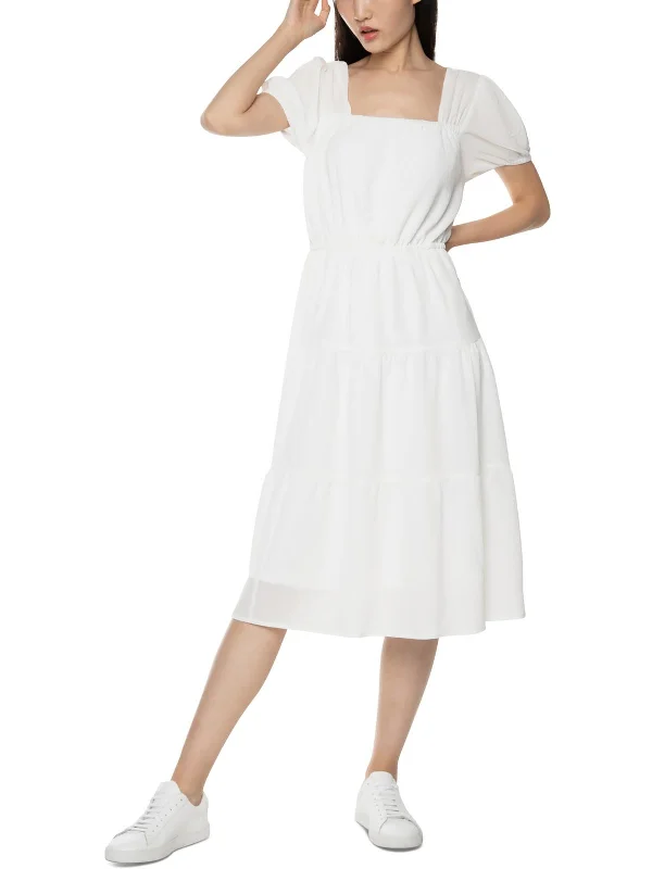 Deep Discounts Womens Drawstring Midi Maxi Dress