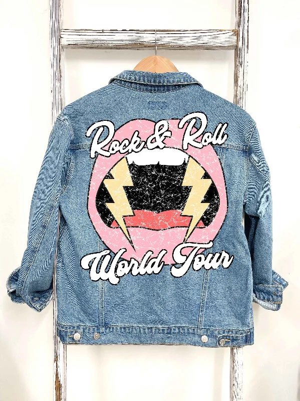 Bonus Savings WORLD TOUR GRAPHIC DENIM JACKET