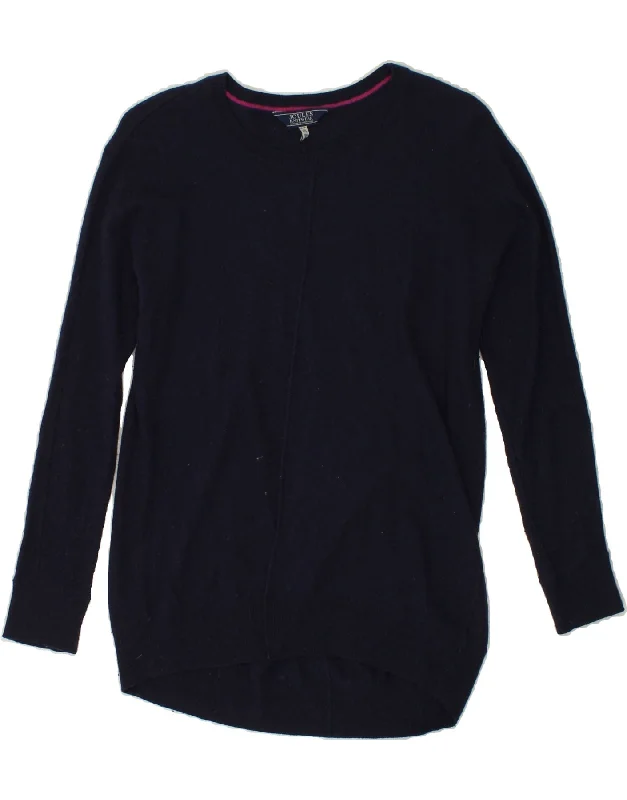 Savings Bonanza JOULES Womens Longline Boat Neck Jumper Sweater UK 10 Small  Navy Blue