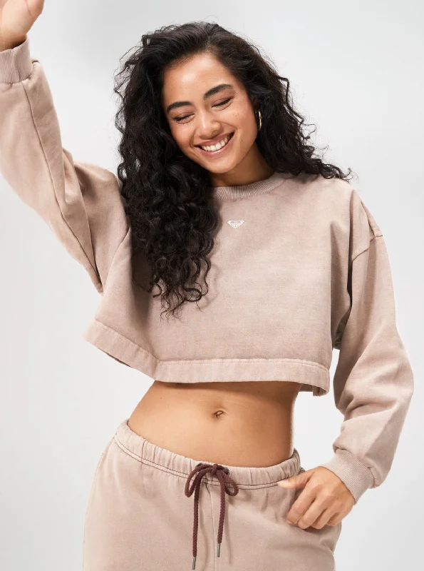 Take Advantage Surf Safari Sweatshirt - Bitter Chocolate