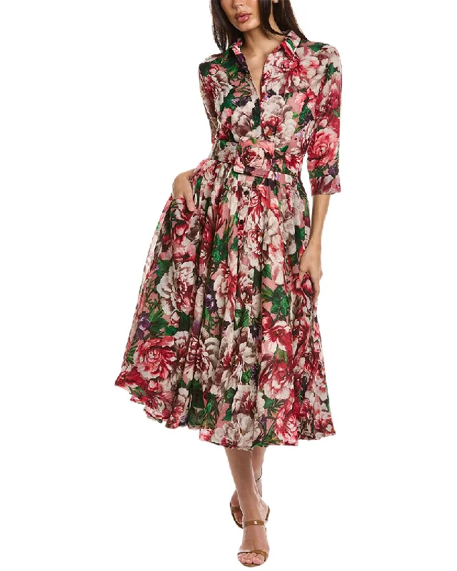 Year-End Sale Samantha Sung Aster Midi Dress