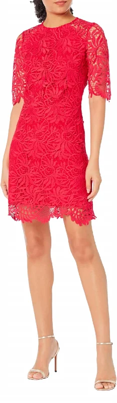Price Smash Taryn Mini Dress In Ruby