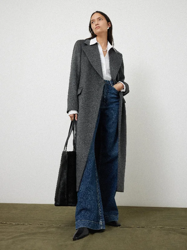 Exclusive Savings Wool Maxi City Coat | Charcoal
