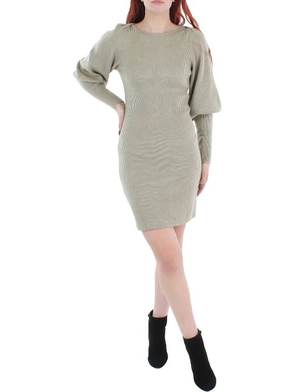 Daily Deals Joss Womens Knit Short Sweaterdress