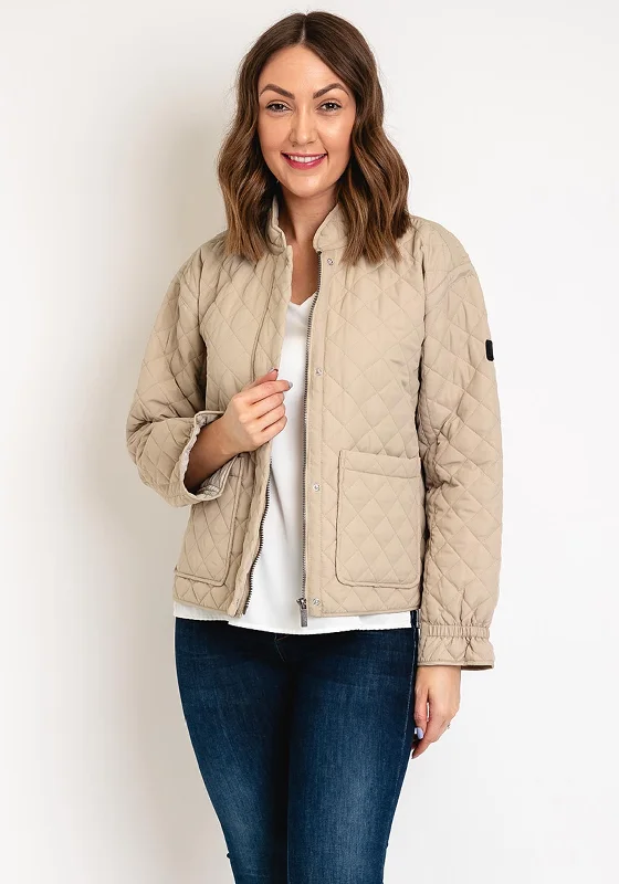 Deal of the Week Etage Diamond Quilted Short Jacket, Sand