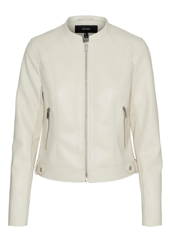 Anniversary Sale Vero Moda Riley Short Coated Jacket, Oatmeal