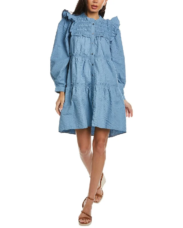 Markdowns SEA NY Sevyn Seersucker Button
