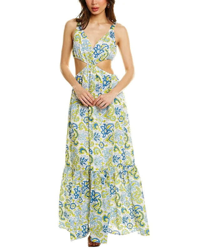 Huge Savings Ash & Eden Pari Cutout Maxi Dress