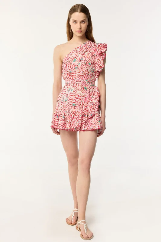 Huge Discounts Mini Dress Corinne - Pink Wings Flower