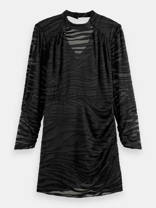 Savings Event Mock neck mini dress