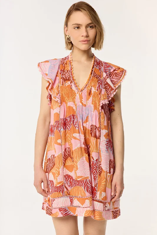 Overstock Sale Mini Dress Camelia - Pink Ashanti