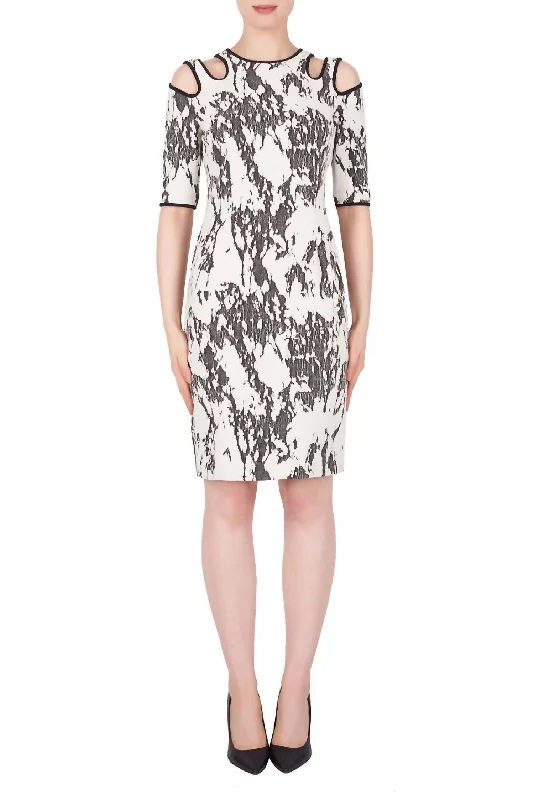 Clearance Event 191808 - Dress In Cream/black