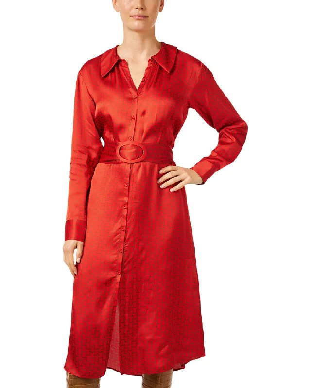 Price Blitz Tara Jarmon Rachele Print Shirtdress