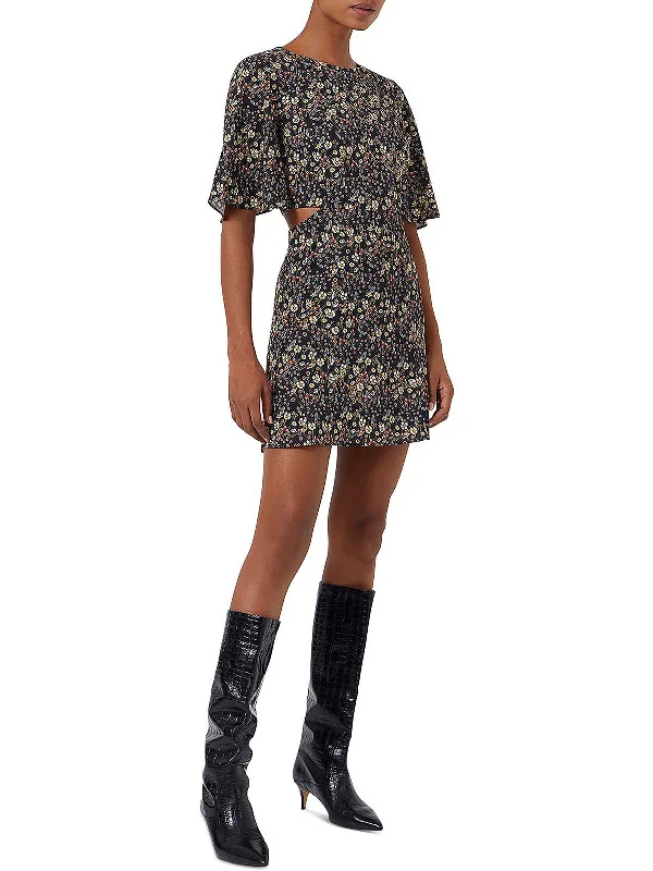Hot Deal Hallie Womens Cut Out Above Knee Mini Dress