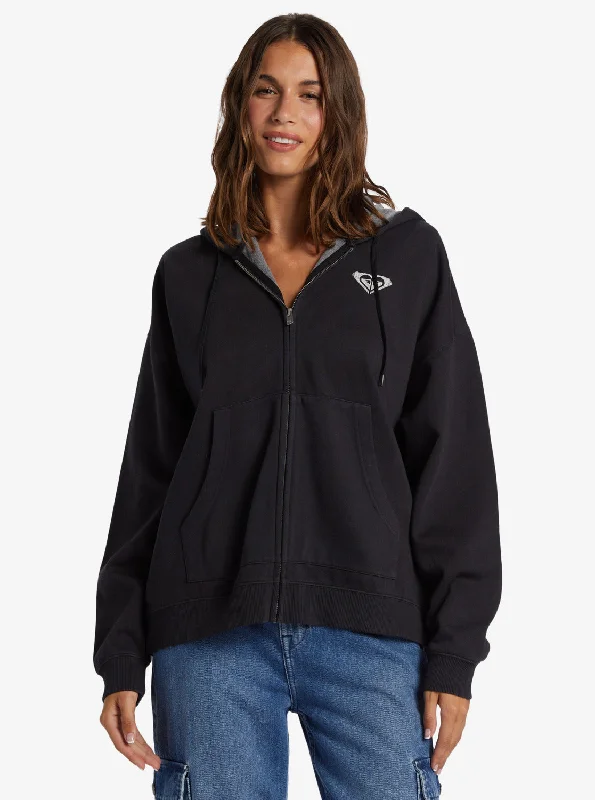 Shop and Save Lineup Oversized Zip Hoodie - Anthracite