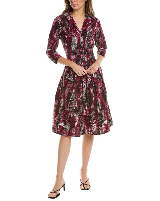 Can't Miss Samantha Sung Audrey 1 3/4-Sleeve Shirtdress