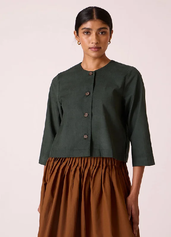 Exclusive Offers Liu Green Corduroy Jacket