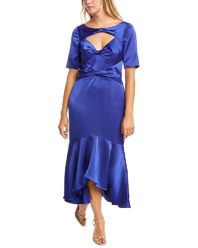 Super Bargain Theia Veronica Midi Dress