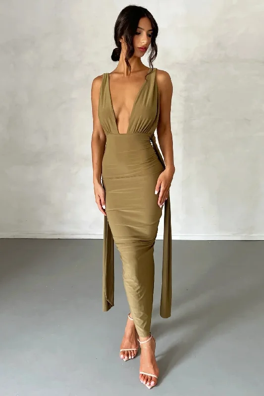 Clearance Items Melrose Multi-Way Dress - Khaki
