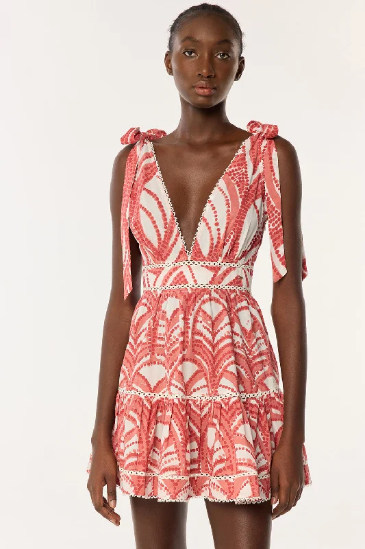 Seasonal Clearance Mini Dress Cara - Pink Himba
