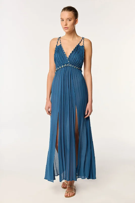 Limited Edition Long Dress Collette - Dusty Blue
