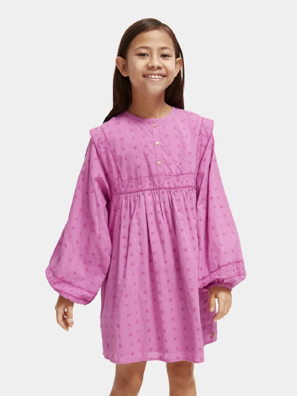 Best Seller Kids - Broderie anglaise panel dress